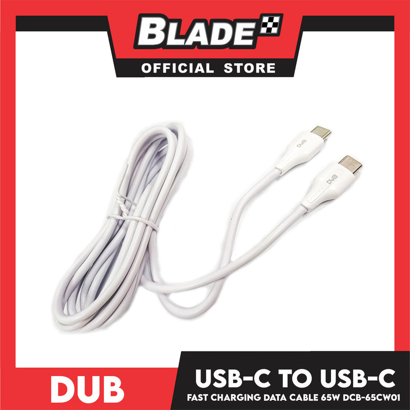 Dub USB-C TO USB-C Fast Charging Data Cable 65W Power Max DCB-65CW01 200cm