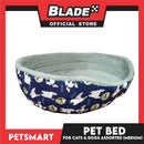 Pet Bed for Cats and Dogs Medium 51cm x 42cm x 13cm (Assorted Colors and Designs)