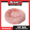 Pet Bed for Cats and Dogs (Pink Color) Medium Size 55cm x 45cm x 8cm