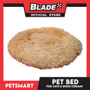 Pet Bed for Cats and Dogs (Cream Color) Large Size 63cm x 46cm x 8cm