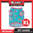 Pet Sando Dog Design Blue with Piping Color, XL Size (DG-CTN196XL)