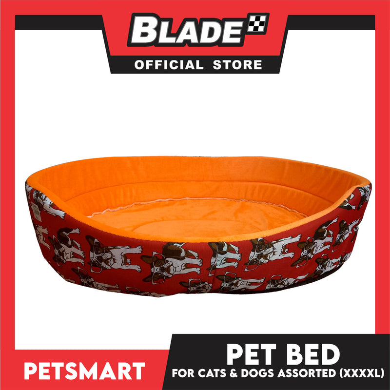 Pet Bed Soft and Comfortable Sleeping XXXXL (Assorted Colors and Designs) for Cats and Dogs