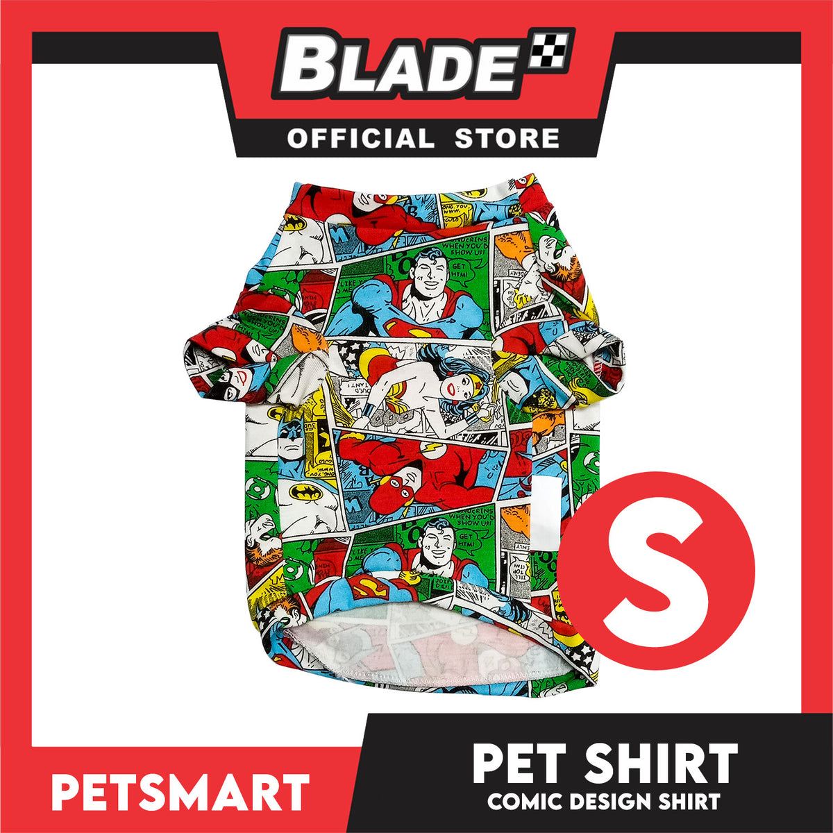 Pet Shirt Comic Design, Small Size (DG-CTN210S)