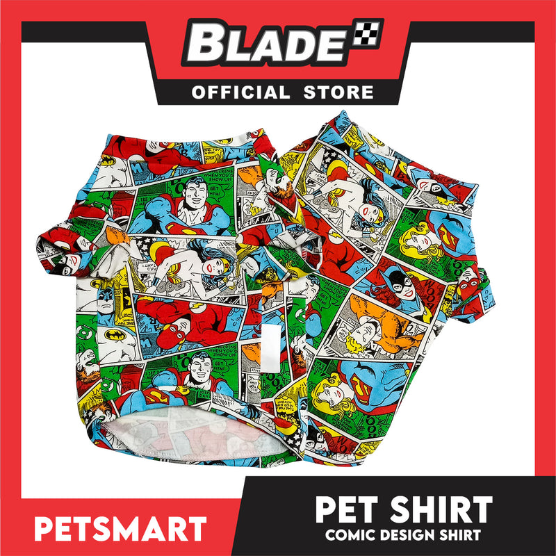 Pet Shirt Comic Design, Small Size (DG-CTN210S)