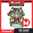 Pet Shirt Comic Design, Medium Size (DG-CTN210M)