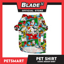 Pet Shirt Comic Design, Large Size (DG-CTN210L)