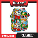 Pet Shirt Comic Design, Large Size (DG-CTN210L)