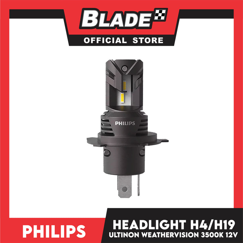 Philips Car Headlight H4/H19 Ultinon Weather Vision 3500K 12V (LUM1342U2510X2)