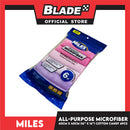 Miles Basics All-Purpose Microfiber Cloth 6pcs 40cm x 40cm (Cotton Candy)
