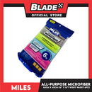 Miles Basics All-Purpose Microfiber Cloth 6pcs 40cm x 40cm (Wishy Washy)