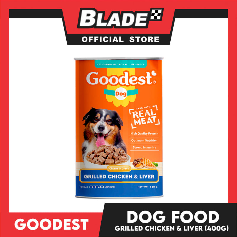 Goodest Chunks in Gravy (Grilled Chicken and Liver) Dog Wet Food 400 grams