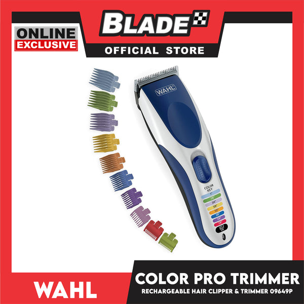 Wahl Color Pro Cordless Rechargeable Hair Clipper and Trimmer 09649P