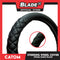 Catom Quilting Steering Wheel Cover 370-380mm BLK-ZM063 (Black)