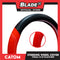 Catom Platinum Grab Steering Wheel Cover 370-380mm JS-07 (Black/Red)
