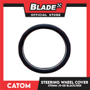 Catom Night Grab Steering Wheel Cover 370-380mm JS-08 (Black/Red)