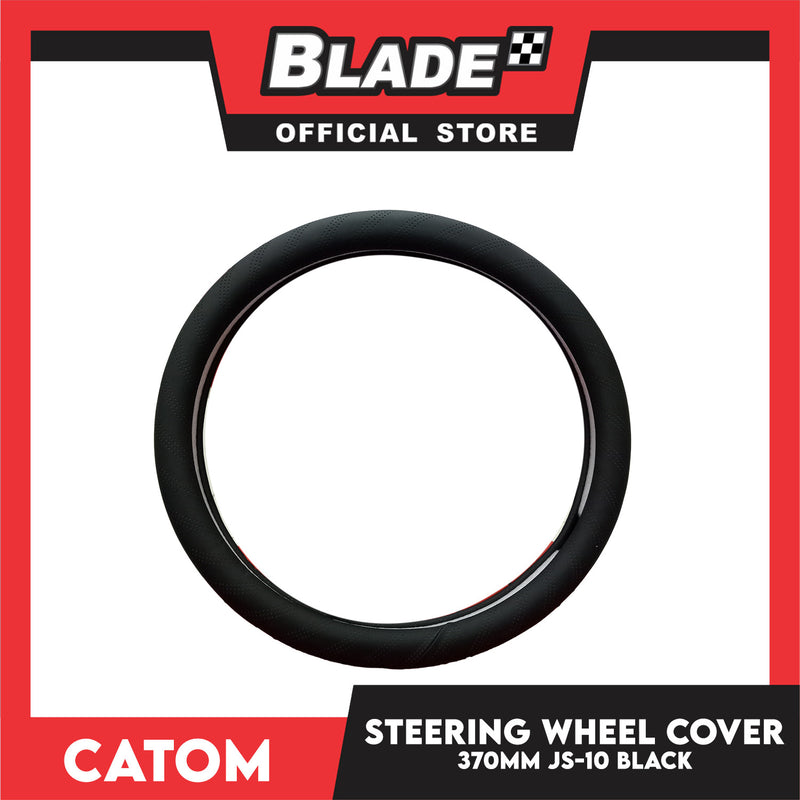 Catom Platinum Grab Steering Wheel Cover 370-380mm JS-10 (Black)