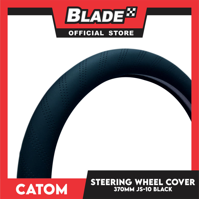 Catom Platinum Grab Steering Wheel Cover 370-380mm JS-10 (Black)