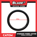 Catom Platinum Grab Steering Wheel Cover 370-380mm JS-10 (Black)