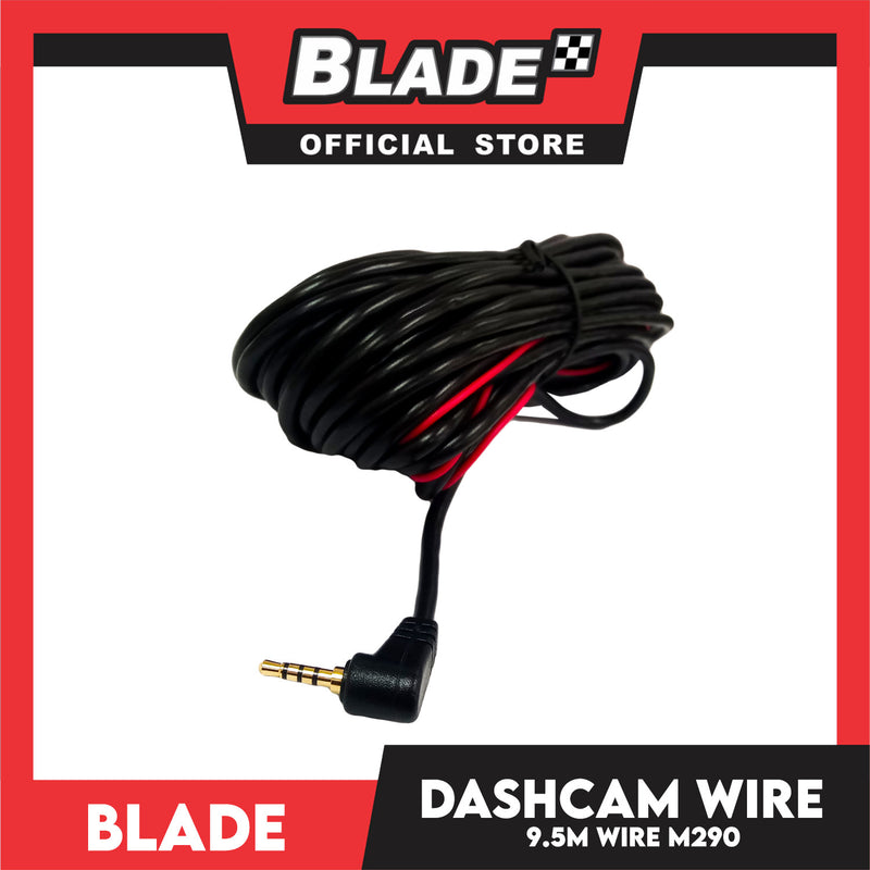 Blade Dash Cam Rear Camera Cable Wire 4Pin 9.5 Meters Extension Cable for Dub M290 Rear-View Mirror Dash Cam