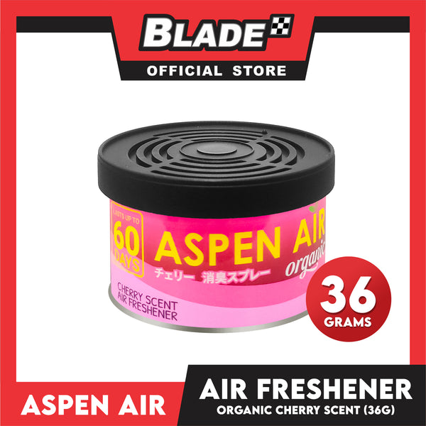 Aspen Air Organic Car Air Freshener (Cherry Scent) 36g