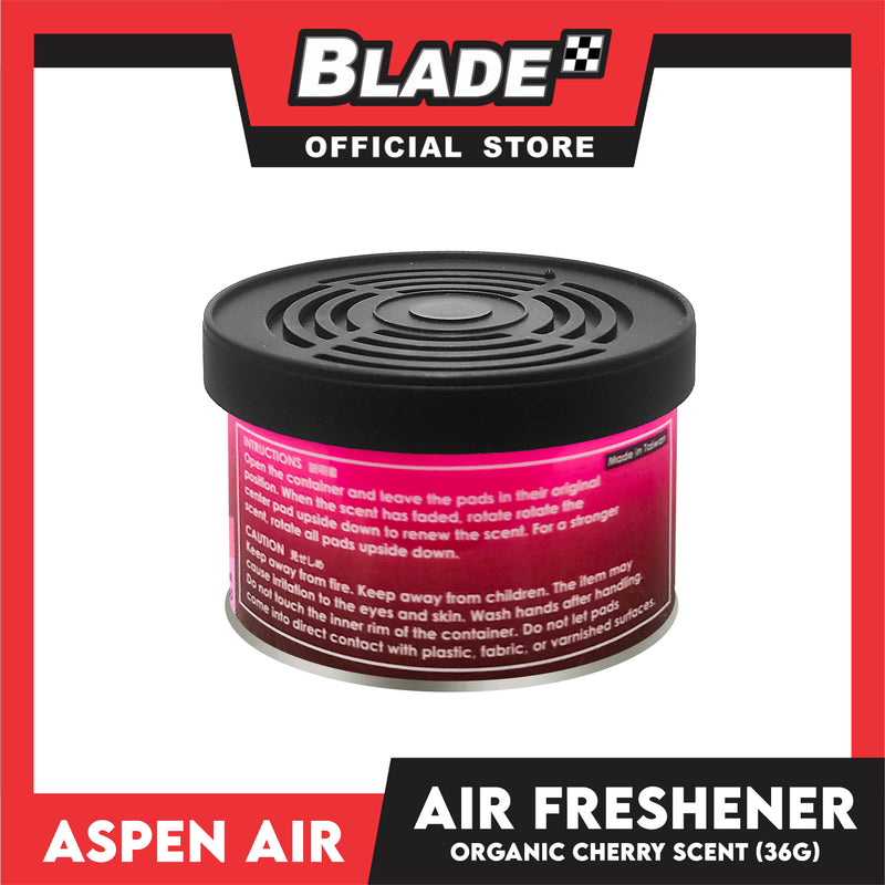 Aspen Air Organic Car Air Freshener (Cherry Scent) 36g