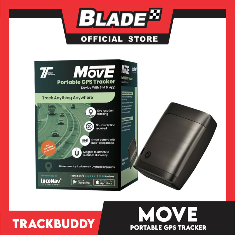 TrackBuddy Move Wireless Portable GPS Tracker Device