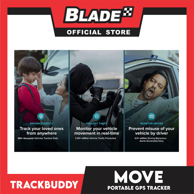 TrackBuddy Move Wireless Portable GPS Tracker Device