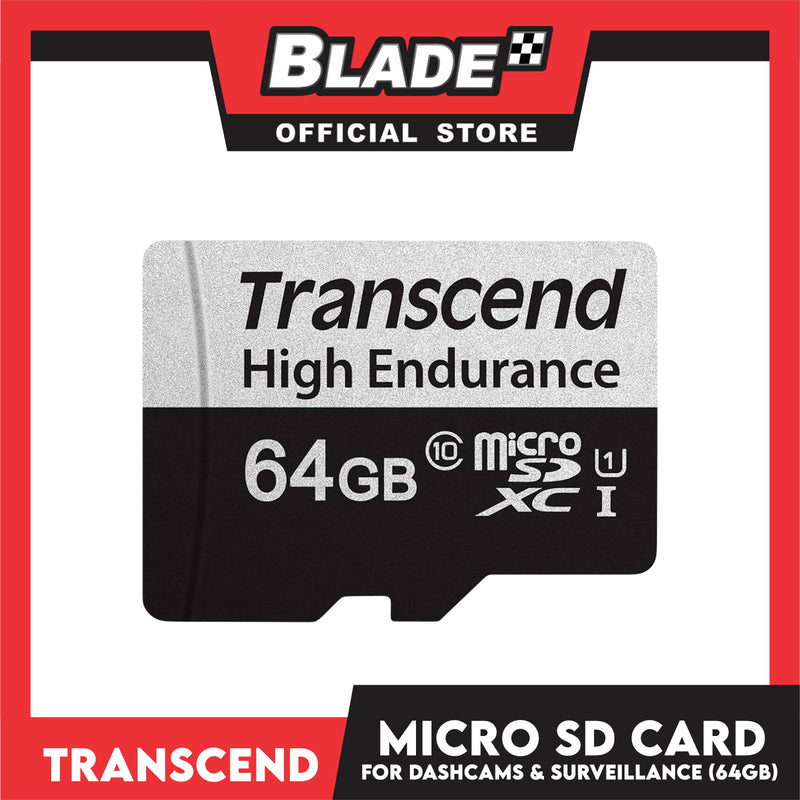 Transcend Microsd Transcend MicroSD 64gb UHS-I 350v + Micro SD Adaper/Card Reader – blade.ph
