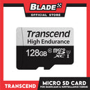 Transcend MicroSD 128gb UHS-I 350v +  Micro SD Adaper/Card Reader