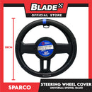 Sparco Steering Wheel Cover SPS111BL (Black/Blue) for Toyota, Mitsubishi, Honda, Hyundai, Ford, Nissan, Suzuki, Isuzu, Kia, MG and more