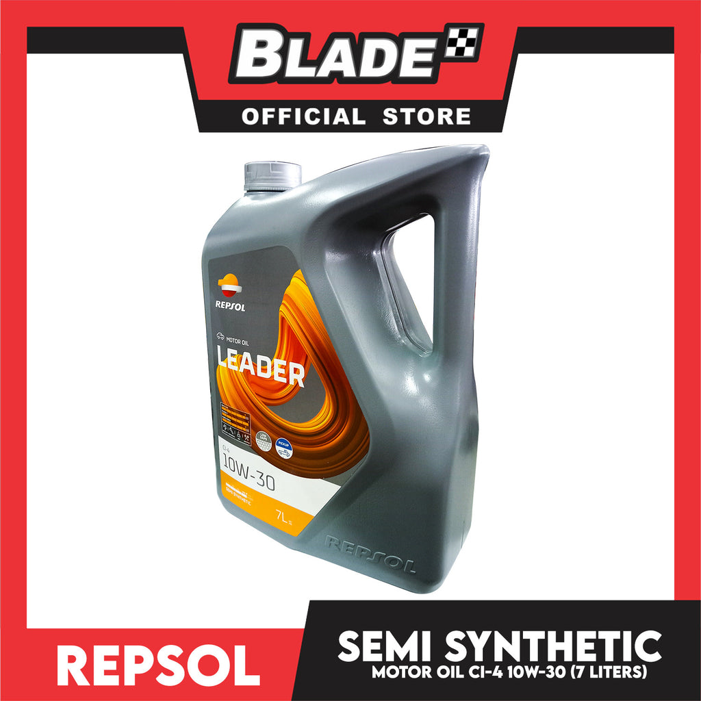 Repsol Leader Motor Oil CI-4 10W-30 Semi Synthetic 7 Liters – blade.ph