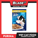 Purina Felix Chicken in Jelly 85g Adult Wet Cat Food