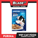 Purina Felix Sardine in Jelly 85g Adult Wet Cat Food