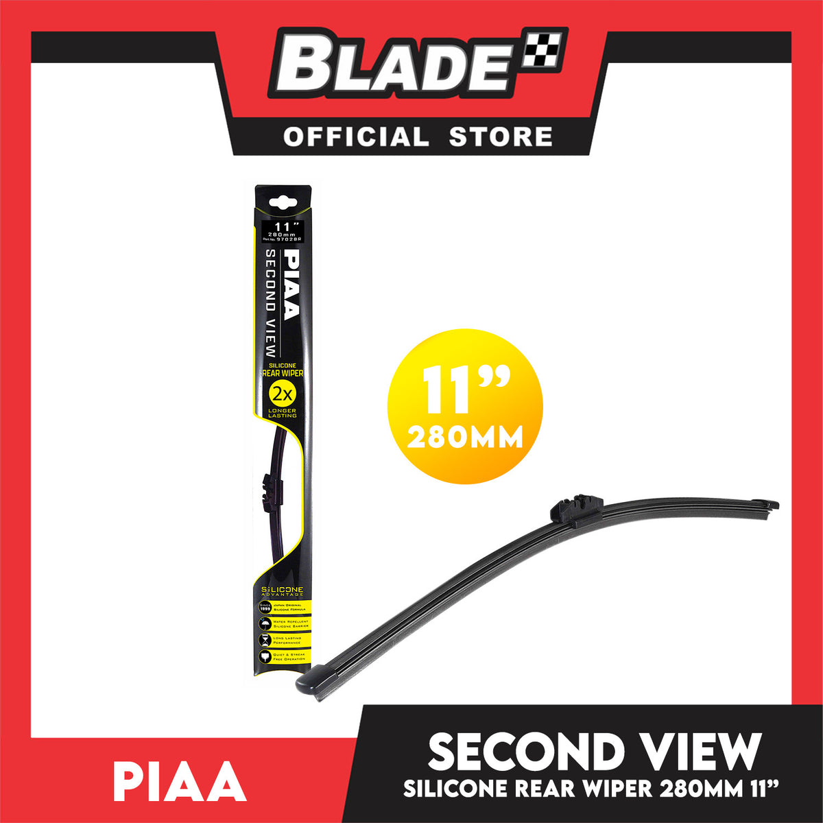 Piaa Second View Silicone Advantage Rear Wiper Blades 11''/ 280mm