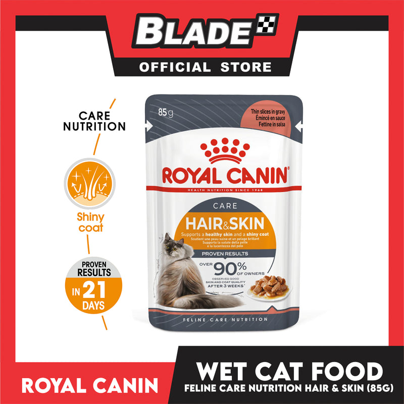 Royal Canin Hair and Skin Care 85g Adult Wet Cat Food - Feline Care Nutrition