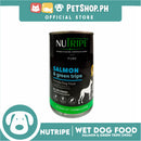 Nutripe Salmon and Green Tripe Pure (Gum-free) 390g Dog Wet Food for All Life Stages