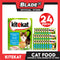 24pcs Kitekat Wet Cat Food in Pouch for Adult 70g (Chicken and Tuna)