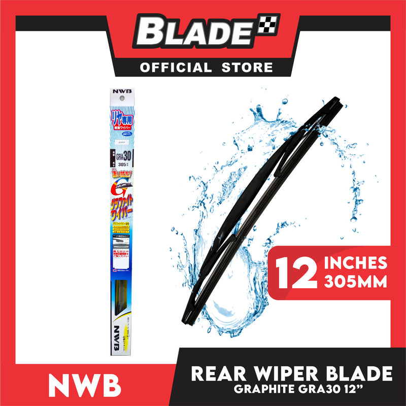 Nwb Resin Wiper Blade Graphite GRA30 12'' 300mm for Rear Window