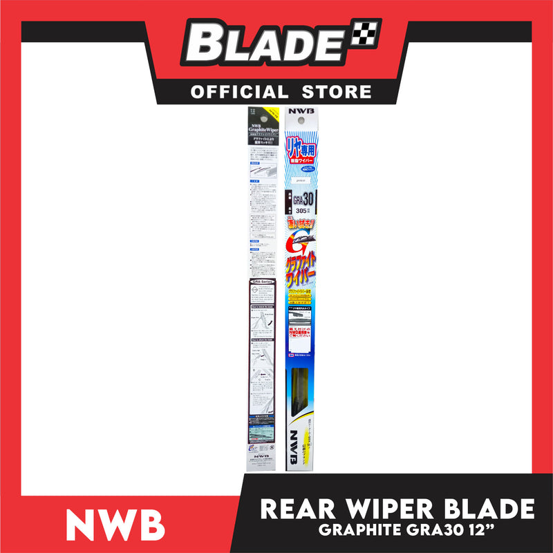 Nwb Resin Wiper Blade Graphite GRA30 12'' 300mm for Rear Window