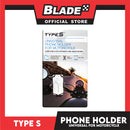 Type S Universal Phone Holder for Motorcycle Non-Slip (Black)