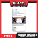 Type S Universal Phone Holder for Motorcycle Non-Slip (Black)