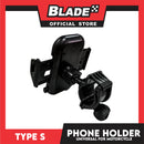 Type S Universal Phone Holder for Motorcycle Non-Slip (Black)