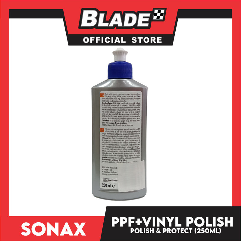 Sonax Xtreme PPF + Vinyl Polish for PFF, Wrap & Vinyl 250ml