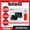 Dahua Dash Camera S8 1440p HD Dual Camera Front and Rear, G-Sensor, GPS and Parking Monitoring