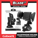 Carmate Smartphone Holder Quick Suction Cup Carbon Style Metallic Black SA11