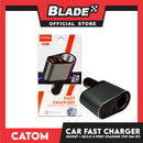 Catom Fast Charger Socket + QC3.0 2-port 72W Digital Chager SM-27