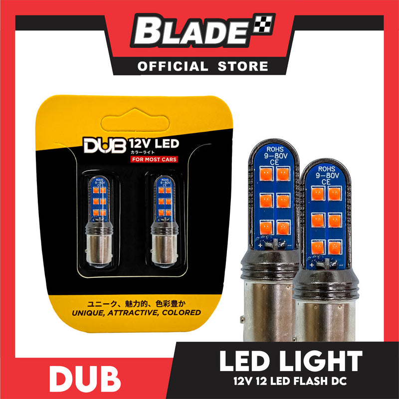 Dub Automotive Car LED Flash 12-LED 12V Dual Contact