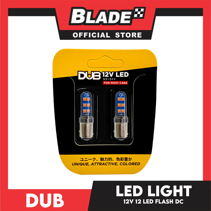 Dub Automotive Car LED Flash 12-LED 12V Dual Contact