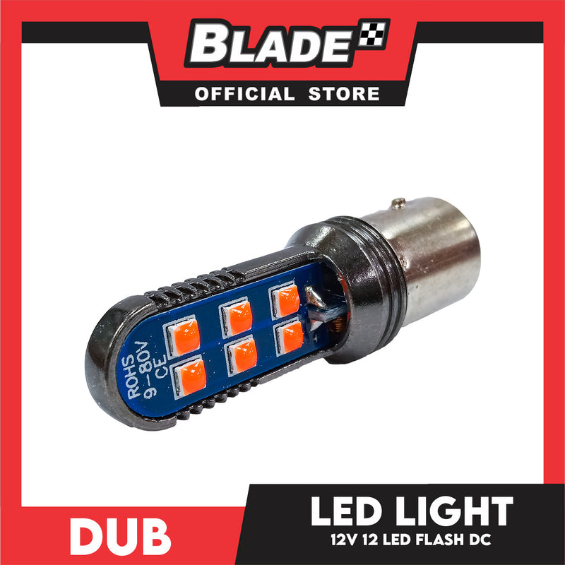 Dub Automotive Car LED Flash 12-LED 12V Dual Contact