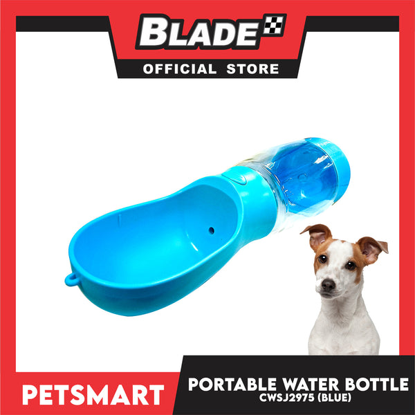 Pet Portable Drinking Cup Bottle Water Dispenser for Dogs CWSJ2975 (Blue) 400ml